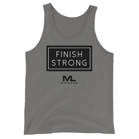 JKL MLF Finish Strong Unisex Tank Top