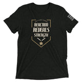 REACTION REVEALS STRENGTH Short sleeve t-shirt