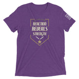 REACTION REVEALS STRENGTH Short sleeve t-shirt