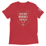 REACTION REVEALS STRENGTH Short sleeve t-shirt